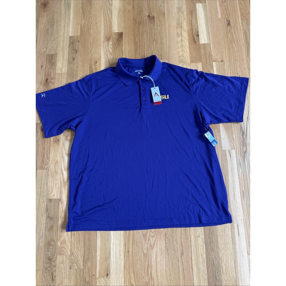 LSU Tigers NCAA Antigua Polo golf Shirt NEW with Tags Licensed Product Mens 2XL